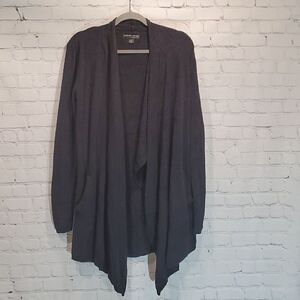 Barefoot Dreams cozychic lite Island Wrap cardigan in black